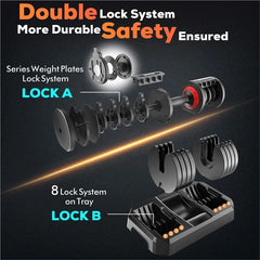 Single Adjustable Dumbbell Weights - DryoShop