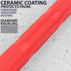 15kg and 20kg Colored Ceramic Barbells. Rated 1500lbs - DryoShop