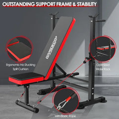 6 in 1 Weight Bench Set - DryoShop