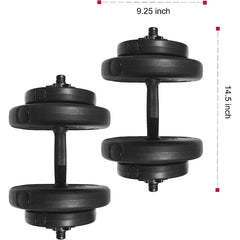 40 Pound All Purpose Dumbbell Set - DryoShop
