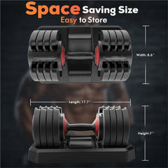 Single Adjustable Dumbbell Weights - DryoShop