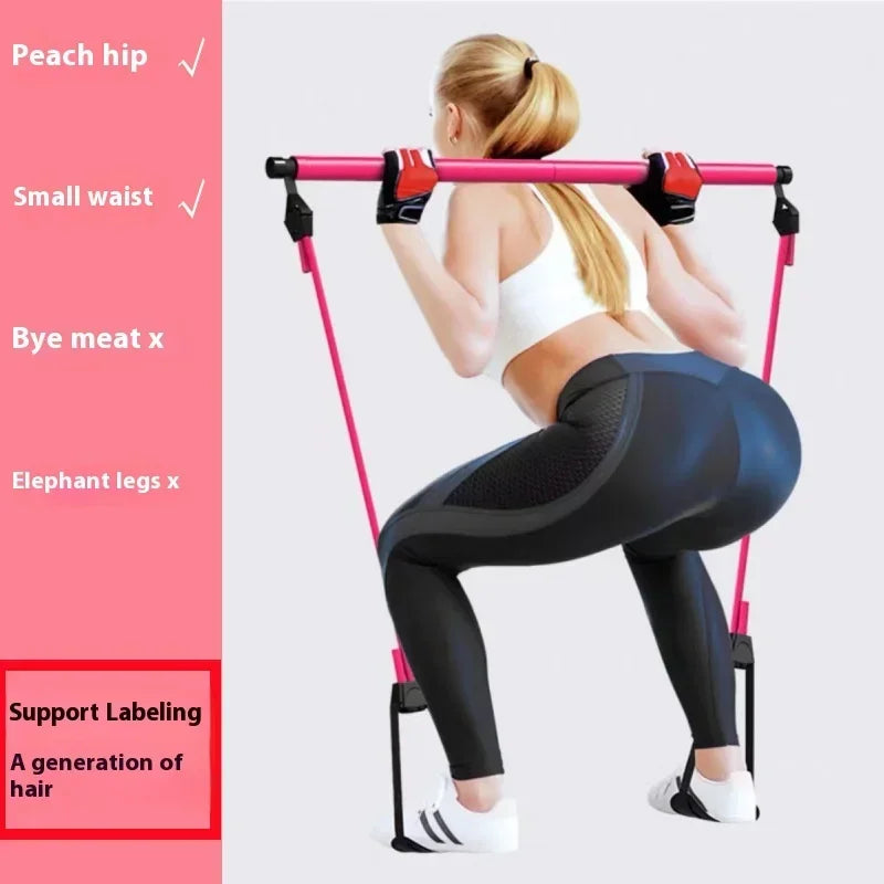 Pilates Multi Functional Fitness Stick And Bands - DryoShop