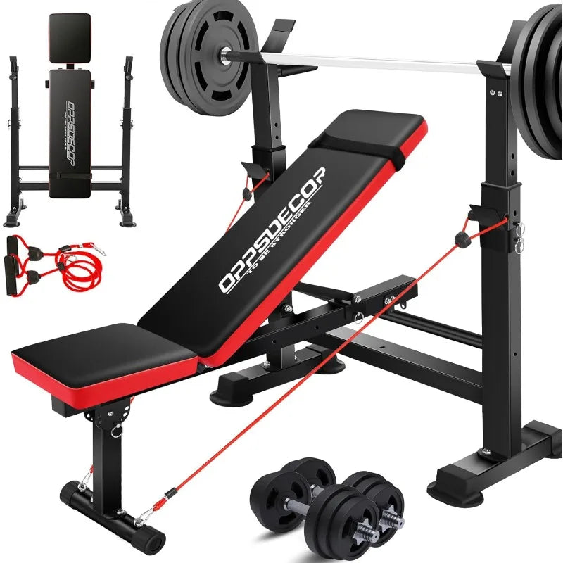 6 in 1 Weight Bench Set - DryoShop
