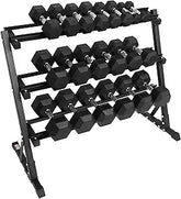 Premium Rubber Coated Hex Dumbbell Weight Set - DryoShop