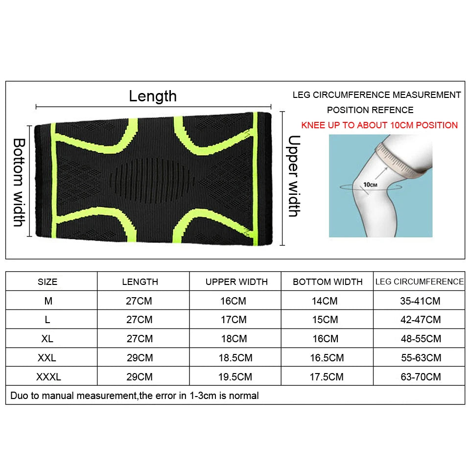 Elastic Knee Support Braces