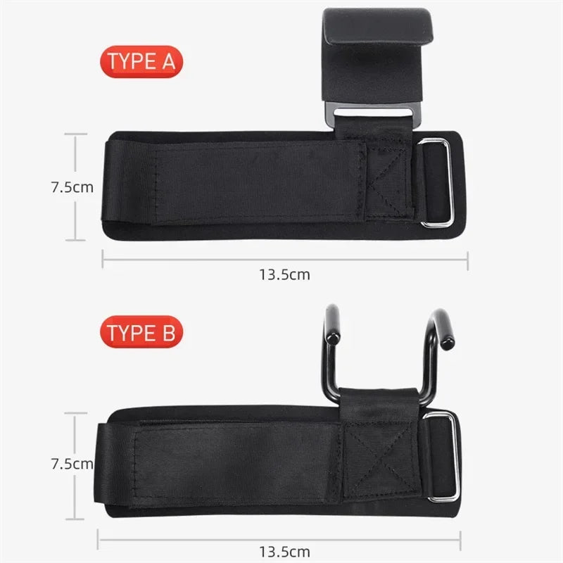 Weight Lifting Hooks Wrist Wraps - DryoShop