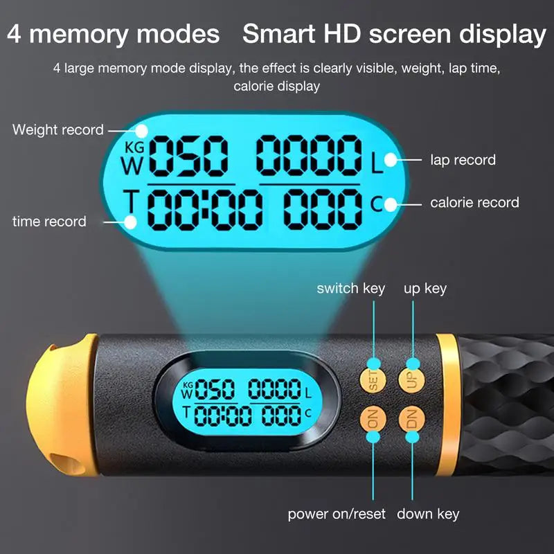 2 In 1 Jump Rope Digital Counter