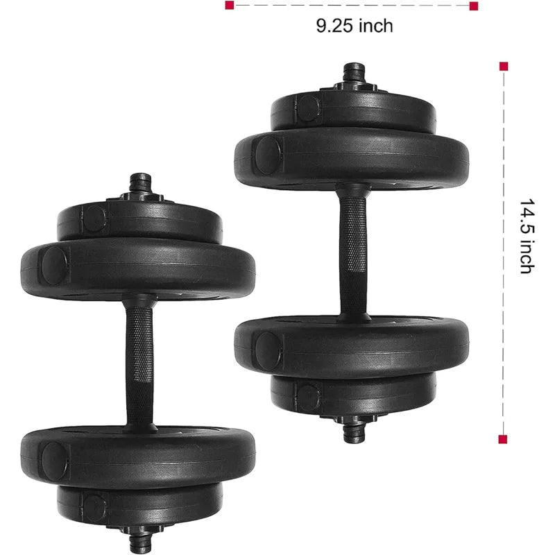 40 Pound All Purpose Dumbbell Set - DryoShop