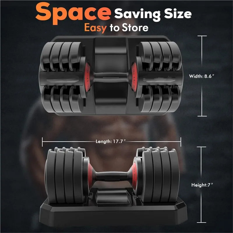 Single Adjustable Dumbbell Weights - DryoShop