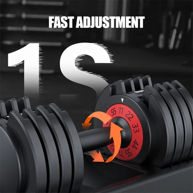 Adjustable Dumbbell Up To 55LB