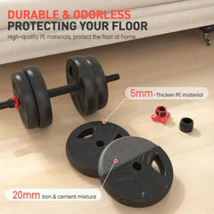 Adjustable Dumbbells, 20lbs Free Weight - DryoShop