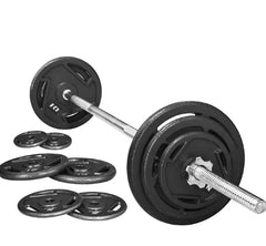 Barbell With Cast Iron Weights